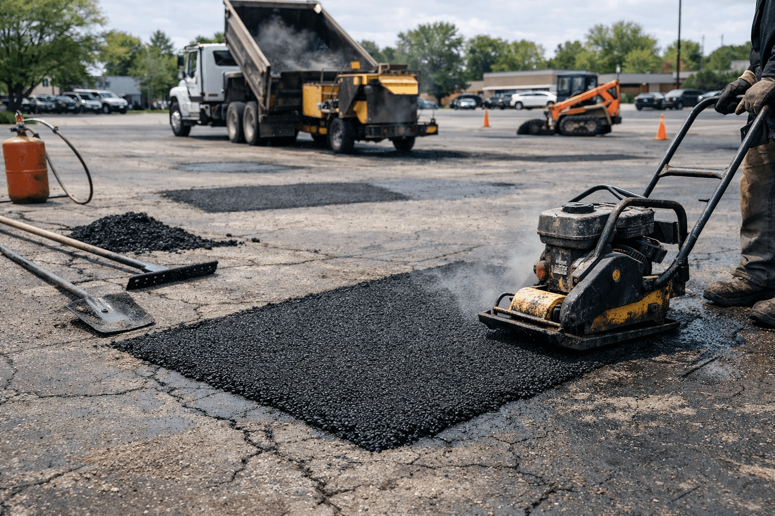 Blog: Asphalt Patching in Parma OH: Signs Your Lot Needs Repairs Now